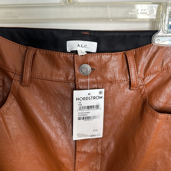 A.L.C. Freddie Pant Cognac Sz 10 *NWT* - Picture 4 of 10